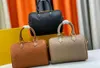 Designer läder prägling boston kudde fall handväska totes handväska mode lyxig bandouliere axelväska handväska crossbody väska