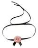Anhänger Halskette Frauen romantischer Charme Blume exquisite Vintage Schmuck Trendy Neckkette Zarte klassische koreanische Mode Halskette