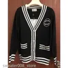 France paris designer femmes cardigan tricots chemises porter avec broderie lettre avant tricot confortable Pullover Channel pull