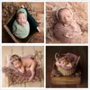 毛布生まれの赤ちゃんPOの小道具毛布のスワドルリップルラップボーイガールズポグラシ撮影（緑）