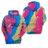 Herrtröjor tröjor jag är kenough hoodie slips färgämne material objekt gata slitage unisexed casual wear varor sweatshirt film cosplay attraktioner j230818