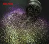 Nail Glitter 9Colors Chameleon Glitter Mixed Metallic Luster 0,4 mm Hexagon Shape Dust Nail Art för Craft Makeup FacePainting DIY Accessories 230818