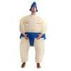 Fantas -de -sumô inflável de cartoon mascote de caráter de caráte