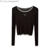 Women's Sweaters Women's Sweaters Sweater Knitting 2023Autumn Winter O-Neck Long-Sleeve Inside Loose Pieces Tops Ms Render Unlined Women More Chice Slim Z230819