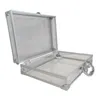 Storage Bags Aluminum Alloy Carrying Case PE Transparent Board With Lock Large Capacity Handle