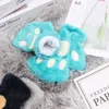 Children s Mittens Children Cat Gloves Fashion Boys Girls Claw Paw Plush Warm Soft Short Fingerless Half Finger Winter 230818