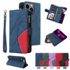 Lanyard Magnetic Multifunctional Folio Phone Case для iPhone 15 14 13 12 Pro Max Samsung Galaxy S23 Ultra S22 S23F