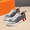 High quality luxury designer Men's leisure sports shoes fabrics using canvas and leather a variety of comfortable material size38-45 MKvxf000004