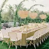 50 pcs) vente en gros extérieur en bois pliant blanc résine pliant chiavari mariage tiffany wimbledon chaises de jardin