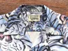 Camisas casuales para hombres Patrón de tigre de verano WACKO MARIA Hombres Mujeres Botones hawaianos de manga larga