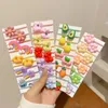 Hair Accessories 50Pcs Lot Children Cartoon Elastic Bands Baby Head Leather Rope Small Animal Cute Girls Headdress 230818