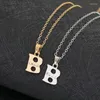Pendant Necklaces All 26 English Letters Fashion Lucky Necklace Alphabet Initial Sign Mother Friend Family Name Gift Jewelry