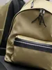Дизайнерская сумка-рюкзак Christopher Рюкзак с монограммами Рюкзаки из шелковой ткани в сочетании со школьными сумками из воловьей кожи модный рюкзак Ранцы Сумка Рюкзаки