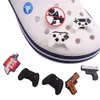 Acessórios para peças de sapatos PVC pvc gamepad pistol subhine pistol sandals shoes decoração de fivela de fivela de fivela de fivela jibz crianças presentes decora otpqd