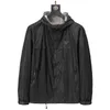 Hiver hommes vestes à capuche triangle classique brodé parka designer veste double face en nylon manteau à glissière mens trench-coats