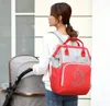 School Bags Mommy Bag Multifunctional Dry Wet Separation Mother Baby Contrast Color Double Shoulder Women'S Large Capacity Infant Pr 230818