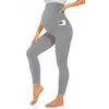 Active Pants 23.04.23 Nine Pocket Maternity High midja Slim Yoga med fickor för kvinnor harem