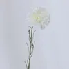 Flores decorativas Artificial 50cm Hydrangea Carnation Small Lilac Silk Wedding Bridal Bouquet Diy Party Home Bedroom Plants