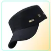 Mężczyźni Summer Army Caps Regulowane wiosenne baseball Fashion Class Cotton Flat Top Hat Outdoor Sunproof Casual9935678