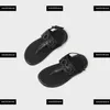 Barn sandaler flicka tofflor barnskor sommarmetalltillbehör dekorativa flip flop kostnadspris förpackning gummi barn storlek 26-35