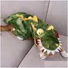 Cat Costumes Winter Warm Pet Dog Clothes Funny Clogodile Transformed Jacket Halloween Cosplay Costume Party Outfit Suppl Drop Delivery Dhyqx