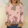 Women's Hoodies Crew Neck Sweatshirt Vintage Top Long Sleeve Floral Print 3x Tunic Tops For Women Layering