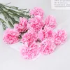 Flores decorativas Artificial 50cm Hydrangea Carnation Small Lilac Silk Wedding Bridal Bouquet Diy Party Home Bedroom Plants