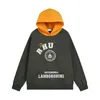 Tasarımcı Mens Hoodies Rhude Hooded Pullovet Sweatshirts Baskı Mektubu Gevşek Uzun Kollu High Street Tam Fermule Up Hoody Ceket Erkekler Pamuk Üstleri