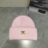 Sombreros Bufandas Conjuntos Gorro / Gorros de calavera 2023 Diseñador de punto de Celns Hombres y mujeres de lujo Otoño e invierno Pelo de conejo Cálido Marca C Pareja Gorro CEL