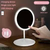 Compact Mirrors Makeup mirror with LED mirrors magnifier standing mirror touch screen adjustable lights cosmetic mirror vanity mirror MakeupTool 230818