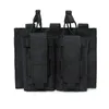 Tactical Mag Double Magazine Pouch Bag Outdoor Sports Backpack Vest Gear Accessory Holder Cartridge Clip Pack NO11-573B