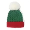 Berets Christmas Hat Sweter Knitle Beanie Prezent dla dzieci Xmas 2024 rok dekoracje