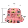 Chapéus largos Bucket Winter Hat Winter Moda Moda Leopard Panamá quente feminino vintage Faux Fur Fisherman Cap for Women Drop 230818