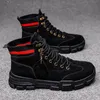 Boots Men Leather Waterproof Lace Up Military Winter Ankle Lightweight Shoes for Casual Non Slip 230818