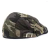 Visières Camouflage Sboy Caps Été Protection Solaire Hommes Béret Chapeau Casquette À Visière Style Coréen Chapeaux Baseball