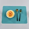 Table Mats Molandi Color Nordic Wind Silicone Placemats Resistant To Scalding Food Heat Insulation Pads Solid Kitchen