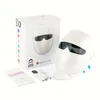 New Home Spa Led Facial Mask Light Therapy With Base - 7 Color Photon Blue Red Light Maintenance Rajeunissement de la peau Masque de soins de la peau du visage, Masque de soins de la peau à domicile pour le visage