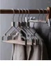 Hangers Clothes Hanger Original Beech Iron Metal Adult Trousers Multi-Functional Wardrobe Storage Furnishings Decorations