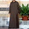 Vêtements ethniques grande taille arabe longue chemise Abaya islamique hommes mode musulman ensembles saoudien Caftan Abayat Thobe pour homme Pakistan Robe 5XL