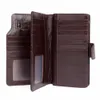 Wallets Joyir Genuine Leather Men's Wallets Long Purse Male Wallet Card Holder Clutch Bags Leather Purse Walets Phone Bags New