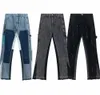 Designer jeans roxo para homens moda masculina jeans jeans rasgados calças jeans de luxo masculino angustiado Homens calças calças de jeans preto