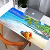 Muisblokken pols tropisch strand palm laptop muis pad gaming mousepad large size bureau mat home office decoratie toetsenbord kussen muispads r230819