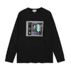 Men's T-Shirts High Quality 2021ss CAVEMPT C.E T-Shirt Men 1 1 Flocking Long Sleeves Computer T Shirt Cav Empt Women Top Tees Men Clothing