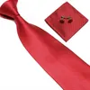 hommes cou cravate ensemble poche carré manche bouton hanky cravates et mouchoir ensemble cravate manchette link271G