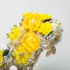 Bandeau baroque de luxe bandeaux de cerceau de cheveux de fleur en trois dimensions pour la fête de bal Wediing FG464