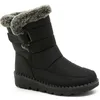 Livraison gratuite bottes de neige imperméables concepteur bleu femmes hiver chaud en peluche bottines avant fermeture éclair antidérapant coton rembourré chaussures de plein air