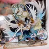 Keychains 20cm Genshin Impact Original God Outfit Venti Acrylic Figure Stand Angel Bell Starry Sky Model Gift For Avid Fans