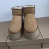 أحذية مصممة للنساء أستراليا الثلج أحذية نسائية تسمان تازن Slippers Mini منصة الجوارب الشتاء أحذية جلدية حقيقية سيدات دافئة أسترالية الفراء في الكاحل