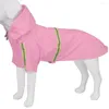 犬のアパレルレインコートペットポンチョナイトリフレフティブ大小の犬レインコート防水ジャケットファッション子犬服