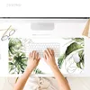 Mouse Pads Wrist Green Plant Leaves Mouse Pad XL Custom Home Large Mousepad XXL Desk Mats Soft Natural Rubber Carpet Office Mouse Mat R230819